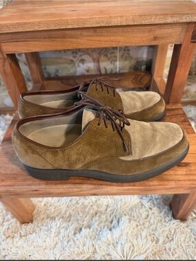Hush Puppies Brown Suede lace up